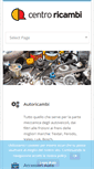Mobile Screenshot of centroricambidue.com