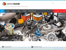 Tablet Screenshot of centroricambidue.com